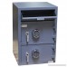 SD-04EE Mamba Vault Dual Compartment Drop Safe w/ Electronic Locks - B077ZCP3T1