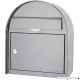 Winbest Steel Drop Slot Wall Mount Mail Box  Grey (Large) - B07D5KRQK8