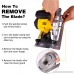 Rendio 20V Portable Circular Saw Cordless 7000 RPM 6-1/2 Saw Blade with Lightweight Safety Guard Laser Guide and Guide Ruler - B07FYG14DY