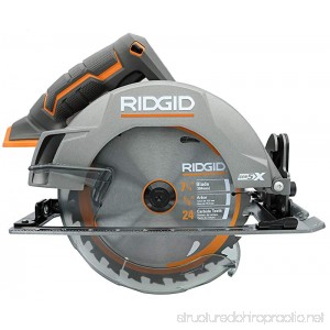 Ridgid Genuine OEM R8652 Gen5X Cordless 18V Lithium Ion Brush Motor 7 1/4 Inch Circular Saw (Batteries Not Included Power Tool and Single Blade Only) - B00Z7VG5UG