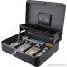 BARSKA 12 Standard Register Style Cash Box with Key Lock Black - B075P1G4KP