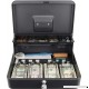 BARSKA 12" Standard Register Style Cash Box with Key Lock  Black - B075P1G4KP