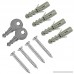 BARSKA Steel 200 Key Safe Cabinet with Combination and Key Lock Box - B07BX4STTQ