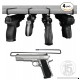 Handgun Pistol Hanger for Gun Safe Shelves / Shelving  4 pack - fits .22 and up  10.4 inches length - B01MYH3EN6