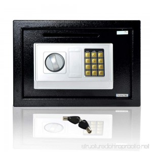 SereneLife Drop Box Safe Box | Safes & Lock Boxes | Front Loading Safe Cash Vault Drop Lock | Safe Security Box | Digital Safe Box | Money Safe Box | Steel Alloy Drop Safe Includes Keys (SLSFE342) - B01L7U3SXM