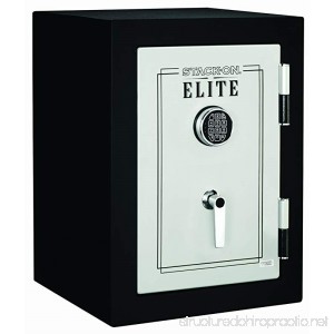 Stack-On E-029-SB-E Executive Fire Safe with Electronic Lock Matte Black/Silver - B00B0YHI7S