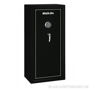 Stack-On SS-22-MB-E 22 Gun Fully Convertible Security Safe with Electronic Lock Matte Black - B0058DHZHA