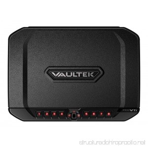 Vaultek PRO VTi Full-Size Biometric Handgun Safe Smart Multiple Pistol Safe with Auto-Open Lid and Rechargeable Battery - B06XS314GD