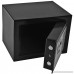 GHP 8.9 X 6.5 X 6.5 Black Solid Steel Digital Electronic Small Safe Box - B012S4KDFW