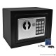 GHP 8.9" X 6.5" X 6.5" Black Solid Steel Digital Electronic Small Safe Box - B012S4KDFW