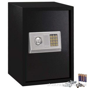 GHP Home Office Hotel Gun Large Digital Electronic Safe Box w Keypad Lock Security - B0127QA40A