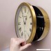 Aolvo Wall Clock Hidden Safe 10 Inch Round Quartz Clock Retro/Vintage Quiet Clock With Secret Compartment Stash Shelf Safety Hidden Storage Box Container for Cash/Money/Jewelry/Stashing - B07F1R4DQT