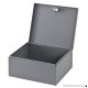 Buddy Products Heavy Duty Locking Metal Strong Box  8.5 x 4.625 x 10 Inches  Grey (0526-1) - B0016LTLAC