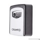 Champs 4-Digit Combination Realtor Wall Mount Key Lock Box for Indoors or Outdoors [Weather Resistand Steel  Holds up to 5 Keys] - B076J1T9R5