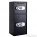 Digital Safe Box with 2 Doors Black Hotel Steel New Fireproof Money CHOOSEandBUY - B07F9K4VW3