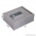 HOMCOM 15L x 12W x 5H Top Opening Drawer Safe with Electronic Combination Lock - Gray - B01IAJCMGM