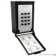 NU-SET 2085-3 Key/Card Storage Wall Mount Push Button Combination Lockbox  Black - B00M0XFXAC
