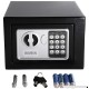 ROVSUN 0.17CF Digital Security Safe Box Small Electronic Cabinet with Combination Lock &Solid Steel Construction  Great for Home Office Hotel Business Jewelry Money Passport  with Battery Gift - B078W6LYW8