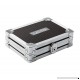 Vaultz Locking Gadget Box  Black with Chrome Accents  5.5 x 8.25 x 2.25 Inch - Exterior Dimensions (VZ01269) - B003FMHXD2
