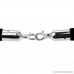 Baosity 2 Pcs 1.5m Black+Red Velvet Queue Rope with Silver Chrome Clip Hooks - B07DVHX2K1