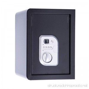 Digital Electronic Biometric Security Hotel Jewelry Case Fingerprint Safe Box - B07D68KRMF