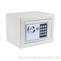 Dozenla Small Safe Digital Electronic Lock Security Safe Box for Jewelry Cash Gun Valuables (US STOCK) (White) - B07DQLPLLH