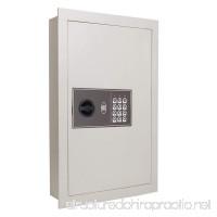Flat Panel Home Office Security Electronic Digital Wall Safe 16x4x22 (Cream White) - B00BPEZLHW