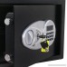 Smartxchoices Digital Electronic Security Safe Box Steel Construction Fire Resistant Lock Money Gun Jewelry Safe 0.5 Cubic Feet - B071HXV3GQ