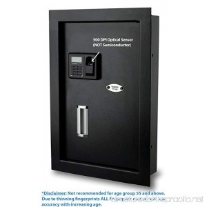 Viking Security Safe VS-52BLR Hidden Wall Biometric Safe Fingerprint Safe - B07D5PH75W