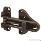Defender Security U 11317 Swing Bar Door Guard with High Security Auxiliary Lock  Classic Bronze Finish  1-Pack - B0721YZ6WP