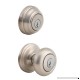 Kwikset 992 Juno Entry Knob and Double Cylinder Deadbolt (Keyed on both side) Combo Pack featuring SmartKey in Satin Nickel - B004EPYSH8