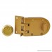 SUMBIN Jimmy Proof Deadbolt Single Cylinder Rim Door Locks With Keyed For Entry Door Gold Finish - B01M66HCT9
