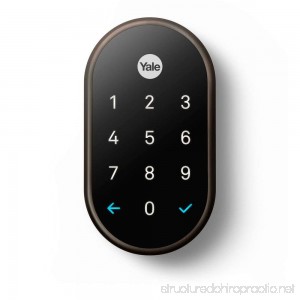 Yale Nest x Lock Oil Rubbed Bronze with Nest Connect - B07BH6Y6LL