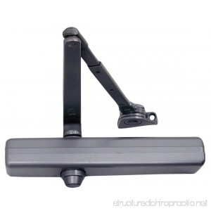 LCN 1460 Medium Duty Door Closer Aluminum Powder Coat Finished Cast Iron Non-Handed Regular Arm with Parallel Arm Shoe - B003A6N50S
