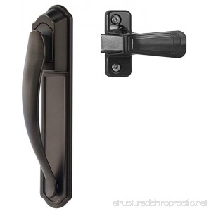 Ideal Security DX Pull Handle Set For Storm and Screen Doors Easy Upgrade Oil Rubbed Bronze - B0084ZFJSQ