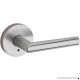 Kwikset 155MIL Milan Privacy Door Lever Set with Push Button Lock and Emergency  Satin Chrome - B00F8MSXTK