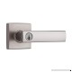 Kwikset Vedani Entry Lever featuring SmartKey in Satin Nickel - B005MTWV9C
