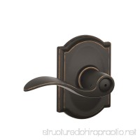 Schlage F40 ACC 716 CAM Camelot Collection Accent Privacy Lever  Aged Bronze - B005DX6XM8