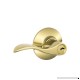 Schlage F51VACC505 Accent Entry Lever  Bright Brass - B00099H03M