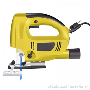 Rapesee Electric Jigsaw Power Tool Machine 800W 6 Speed Laser LED Lights Handheld Jig Saw Cutter with Portable Plastic box 1.8M Cable Length - B07C5RJWYS