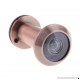 Baosity 200-Degree Door Peephole Anti-theft with Cover for 14mm Metal Red Copper - B07FTK6FFL