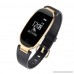 S3 Elegant Waterproof Bluetooth Smart Watch Heart Rate Monitor Fitness Tracker(Color:Gold Black) - B07G4DLDQ5