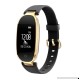 S3 Elegant Waterproof Bluetooth Smart Watch Heart Rate Monitor Fitness Tracker(Color:Gold Black) - B07G4DLDQ5