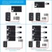 TIVDIO SD-02KR Video Door Phone Wired Video Intercom System with 8G SD Card 7 Inch Color Monitor and HD Camera Video Doorbell for Home (Black) - B01MDUOUOA