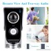 Wi-Fi Enabled Video Doorbell Adv-one Wireless Door Camera with Two-Way Audio Night Vision Motion Detection Weatherproof Door Viewer Work with Android Iphone Ipad (No Wiring Required) - B072XQ6CG8