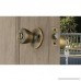 Brinks 2101-109 Tulip-Style Keyed Entry Door Knob Antique Brass - B00EZYA61K