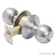 Global Door Controls Commercial Entry Ball Knob Lockset in Brushed Chrome - B008EHFPVA