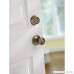 Kwikset 690 Tylo Entry Knob and Single Cylinder Deadbolt Combo Pack featuring SmartKey in Antique Brass - B005XVDPY4