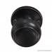 Probrico Half-Dummy Door Knobs Flat Ball Style Oil Rubbed Bronze Finish Door Knobs Lock Set 6 Pack - B07414NB99
