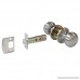 Probrico Passage Door Lock Brushed Nickel Interior Keyless Round Door Knobs Handles Locksets 6 Pack - B01N4BNVXK